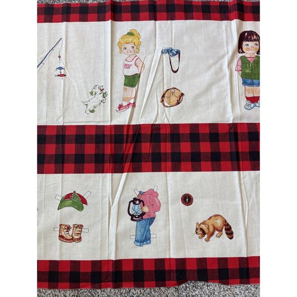 Penny Rose Fabric Panel Paper Dolls On The Road 2016 44x23 Panel - Picture 5 of 6